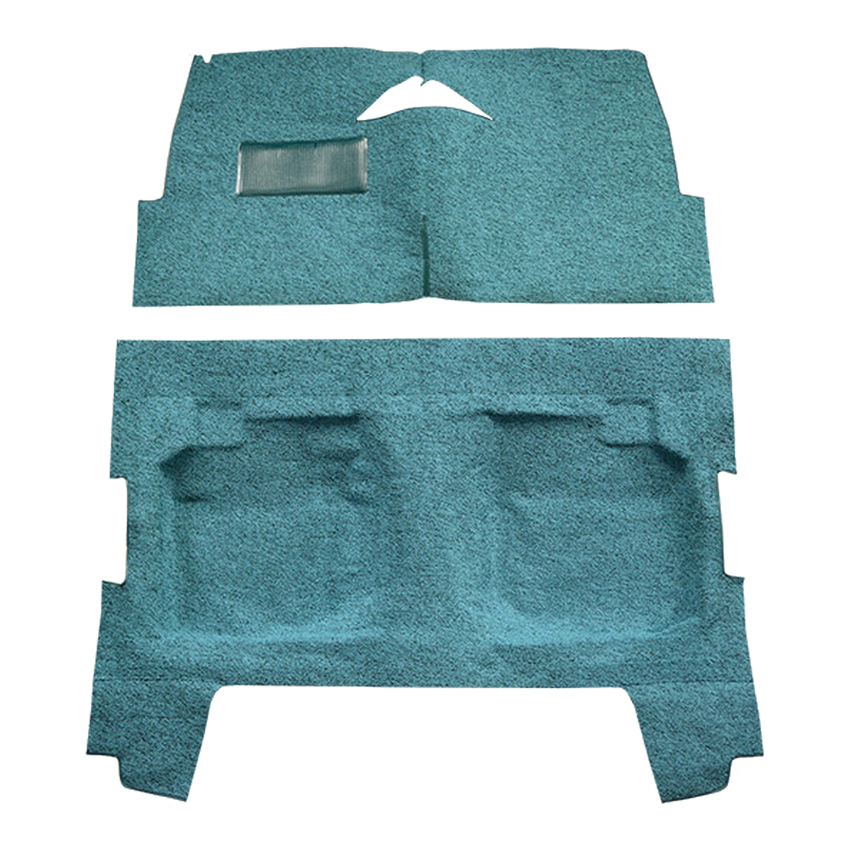 1959 Chevrolet Biscayne 4DR Sedan Tuxedo Molded Replacement Carpet Kit - 2-Piece - product image