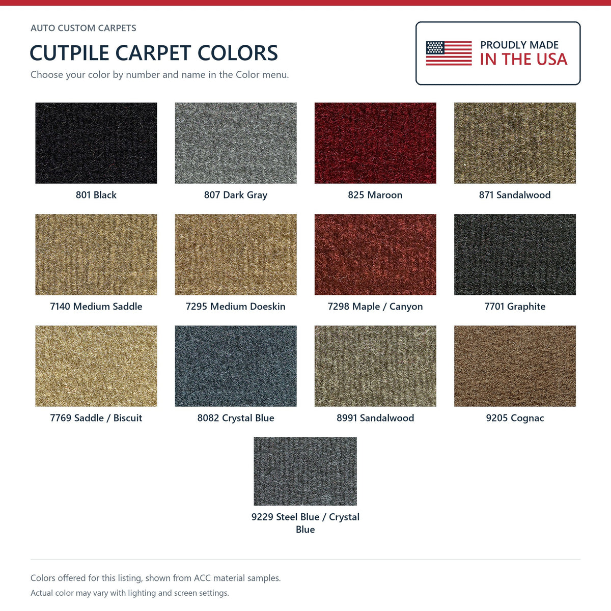 1989-1993 Dodge D250 Reg Cab 2WD 4spd/5spd Cutpile Molded Replacement Carpet Kit - 1-Piece - product details image 9