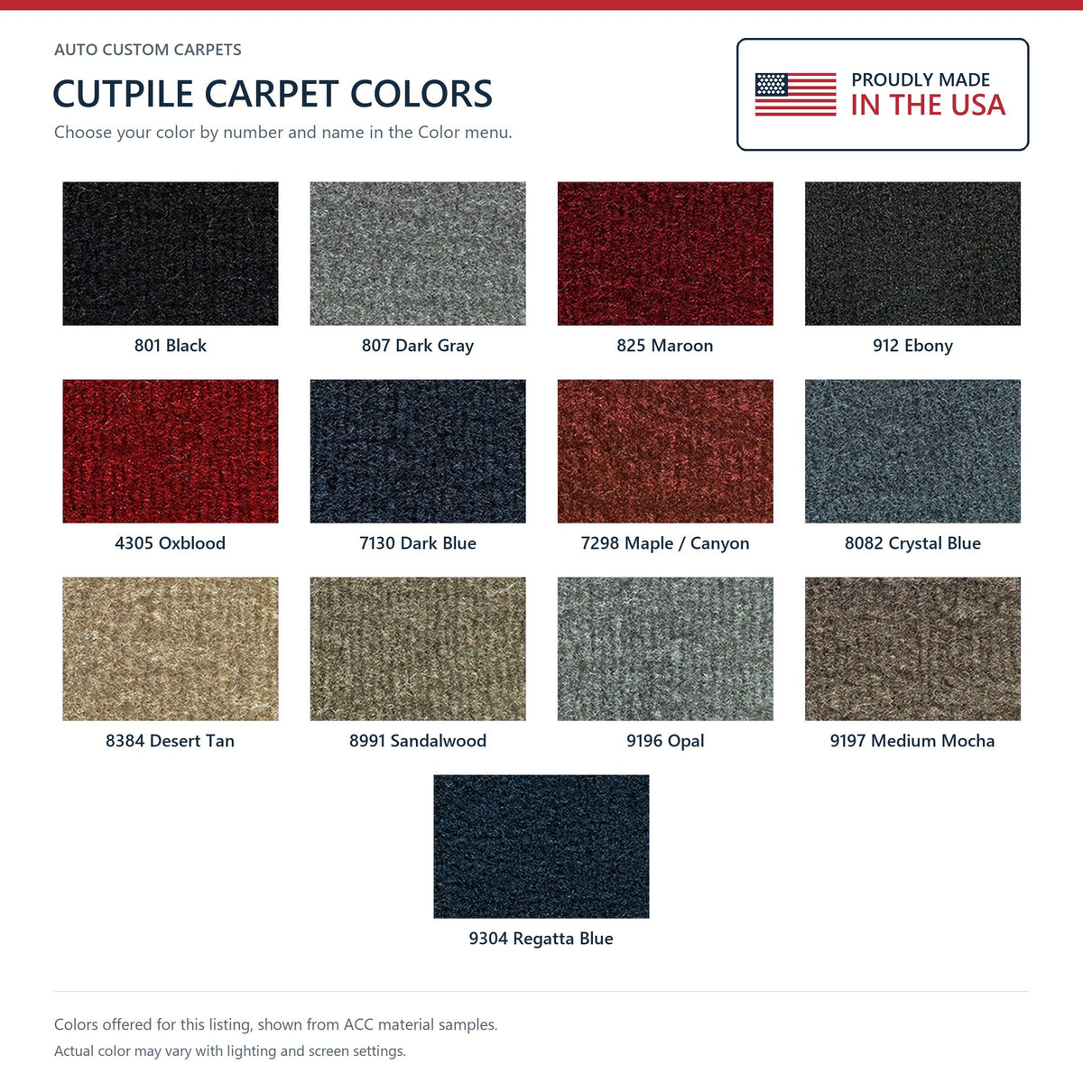 1987-1997 Ford F-350 Ext Cab 2WD Diesel Cutpile Molded Replacement Carpet Kit - 1-Piece - product details image 9