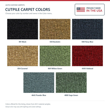 1974 Chevrolet Chevelle Malibu 2DR Auto Cutpile Molded Replacement Carpet Kit - 2-Piece - product details image 9