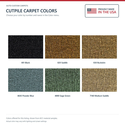 1977 Buick Regal 4DR Cutpile Molded Replacement Carpet Kit - 1-Piece - product details image 9