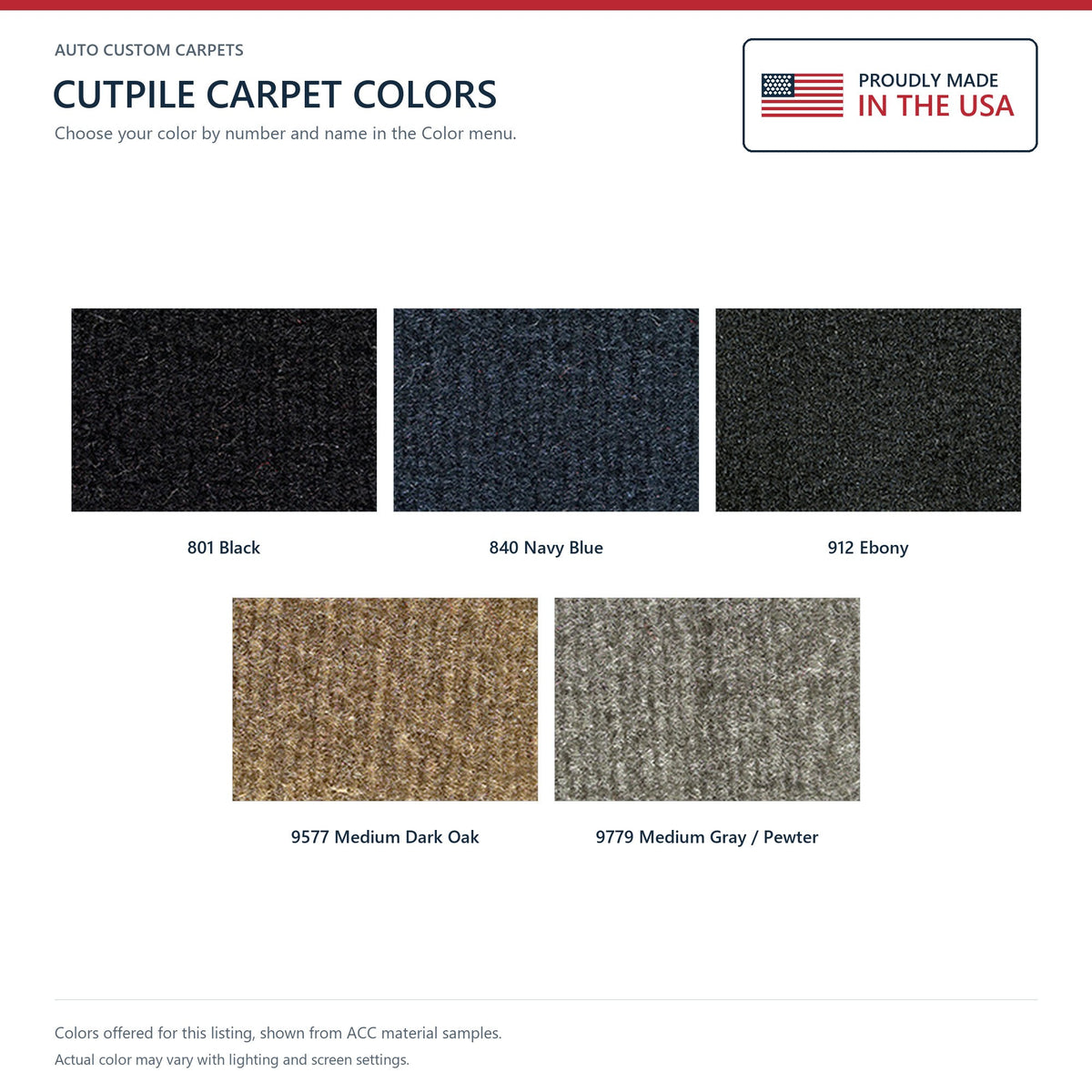 2001-2002 GMC C3500HD Crew Cab Old Body Style Cutpile Molded Replacement Carpet Kit - 1-Piece - product details image 9