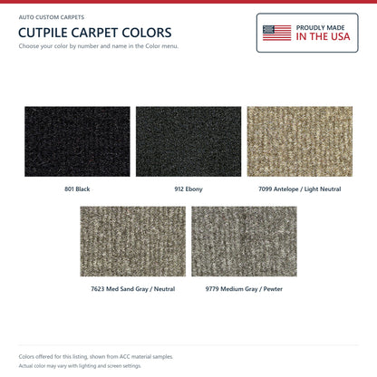 1999-2004 Oldsmobile Alero 2DR/4DR Cutpile Molded Replacement Carpet Kit - 1-Piece - product details image 9