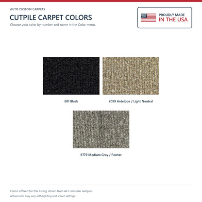 1999-2000 Cadillac Escalade 4DR Pass Area Cutpile Molded Replacement Carpet Kit - 1-Piece - product details image 9