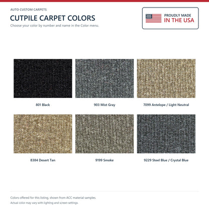 1995-2000 Chrysler Sebring Coupe Cutpile Molded Replacement Carpet Kit - 1-Piece - product details image 9