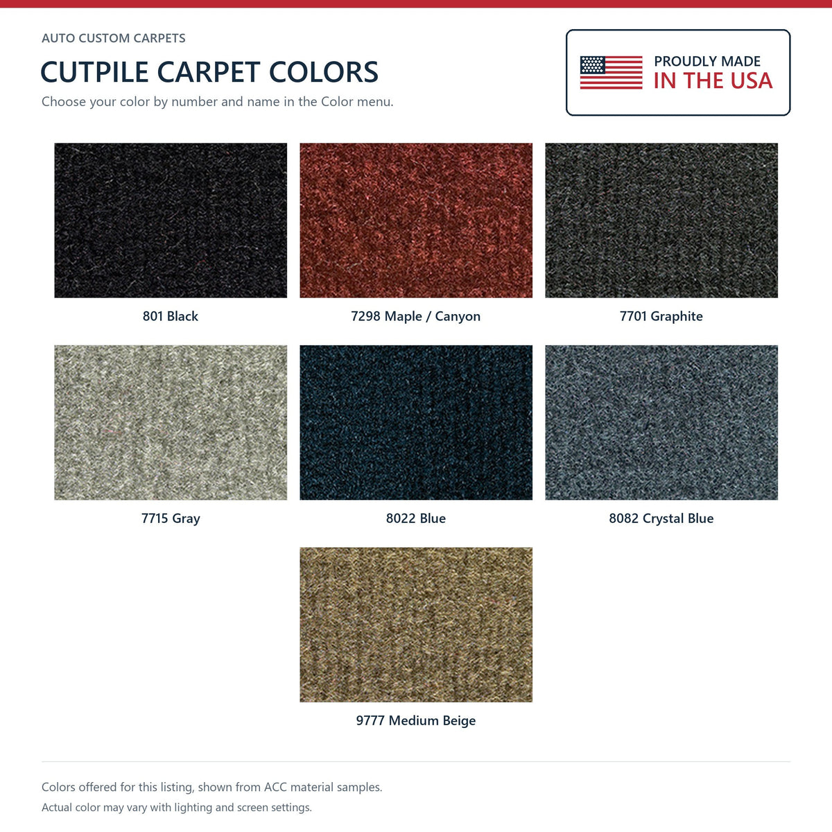 1992-1997 Buick Skylark 2DR Cutpile Molded Replacement Carpet Kit - 1-Piece - product details image 9