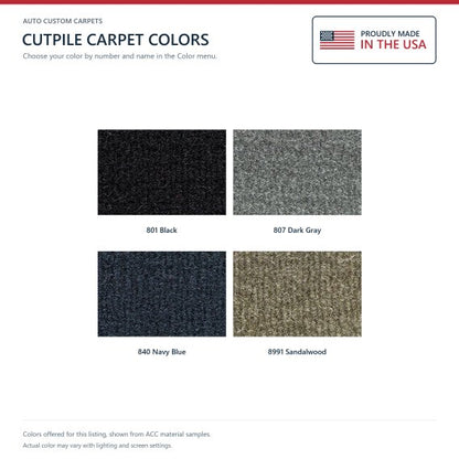 ACC Cutpile color options for this listing - Proudly Made in the USA
