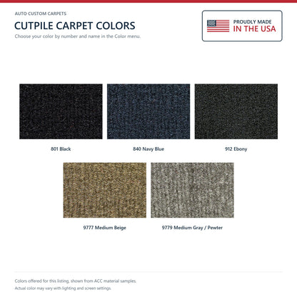 2000 Chevrolet Tahoe Limited Kick Panel Inserts w/o Cardboard Cutpile Replacement Carpet Kit - 2-Piece - product details imag