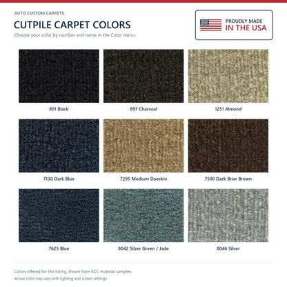 1982-1984 Chevrolet Camaro Cargo Area Cutpile Molded Replacement Carpet Kit - 1-Piece - product details image 7