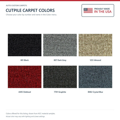 1985-1988 Dodge Colt 4DR Cutpile Molded Replacement Carpet Kit - 1-Piece - product details image 9