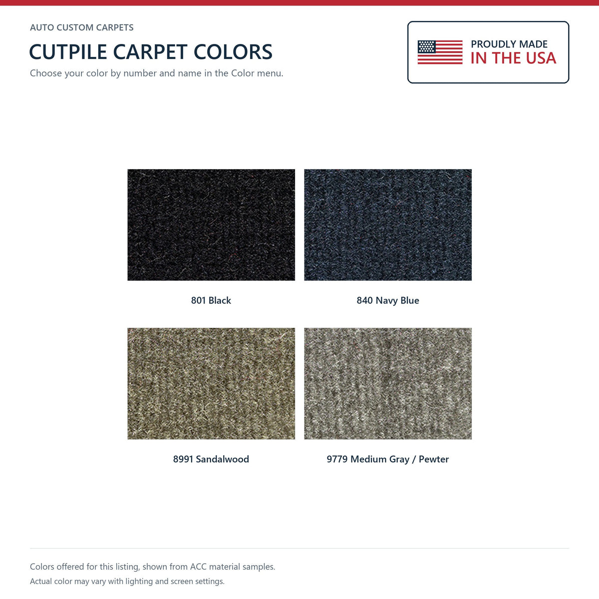 2001-2003 Chrysler Voyager w/o Heel Pad Van w/o Stow & Go Cutpile Replacement Carpet Kit - 1-Piece - product details image 7