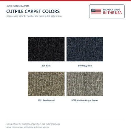 2001-2003 Chrysler Voyager w/o Heel Pad Van w/o Stow & Go Cutpile Replacement Carpet Kit - 1-Piece - product details image 7