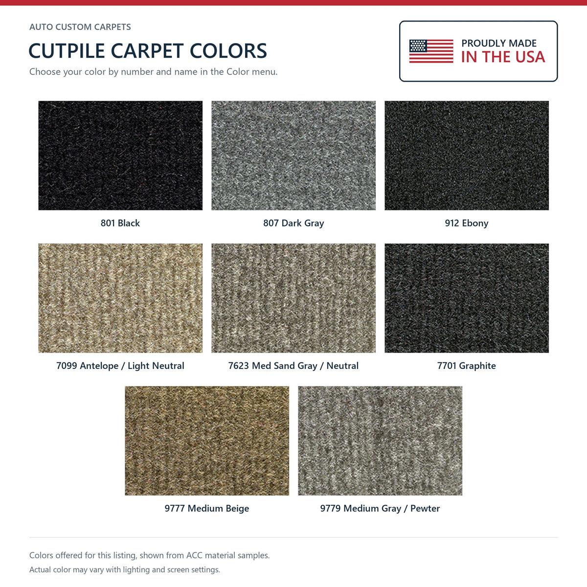 1997-2005 Chevrolet Venture Ext Cargo Area Cutpile Replacement Carpet Kit - 1-Piece - product details image 6