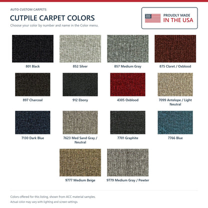 1994-2004 Chevrolet S10 Reg Cab Auto/Manual 2 & 4WD Cutpile Molded Replacement Carpet Kit - 1-Piece - product details image 9