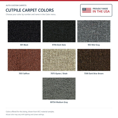 2011-2018 Ram 1500 4DR Quad Cab Cutpile Molded Replacement Carpet Kit - 1-Piece - product details image 9