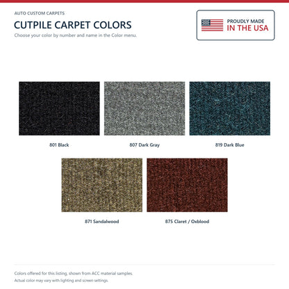 1997-1998 Oldsmobile Regency 4DR with Console Cutpile Molded Replacement Carpet Kit - 1-Piece - product details image 9