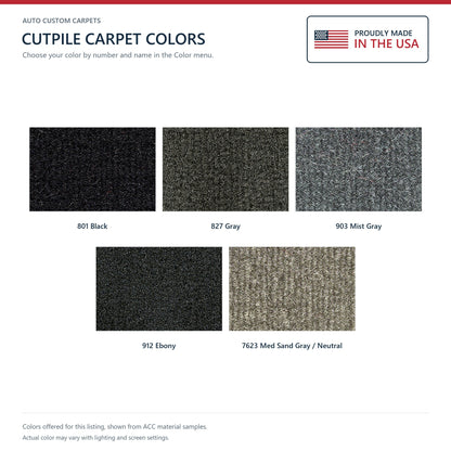2015-2020 GMC Yukon 4DR w/o Seat Mount Covers Complete Cutpile Molded Replacement Carpet Kit - 2-Piece - product details imag