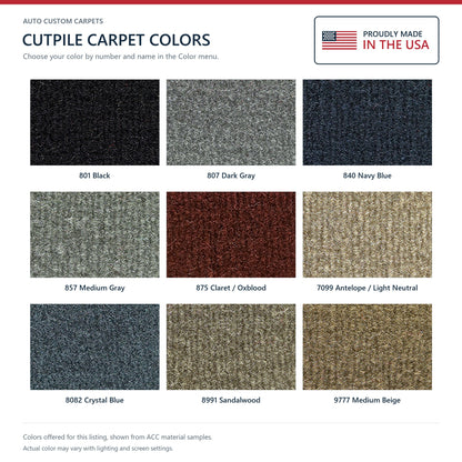1995-1999 GMC Yukon 4DR Complete Cutpile Molded Replacement Carpet Kit - 2-Piece - product details image 9