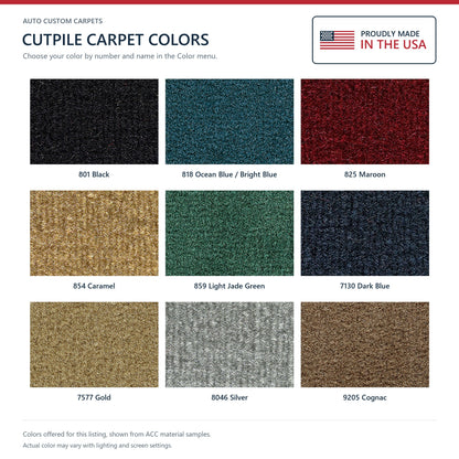 1975-1979 Chrysler Cordoba 2DR Auto Cutpile Molded Replacement Carpet Kit - 2-Piece - product details image 9