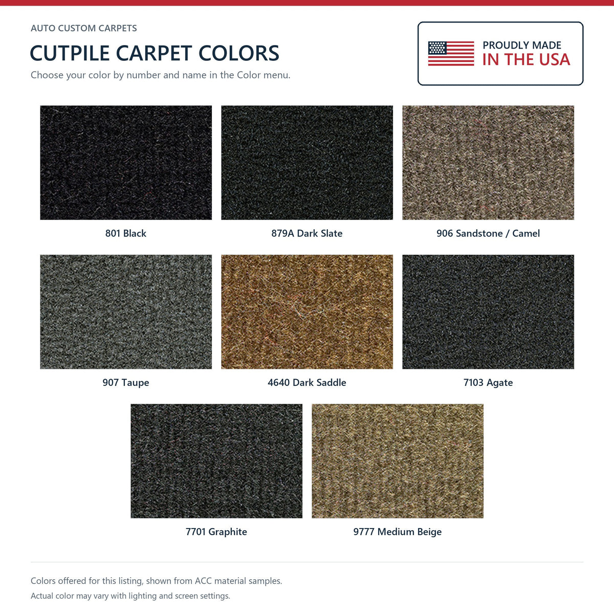 1997-2001 Jeep Cherokee 4DR Pass Area Cutpile Molded Replacement Carpet Kit - 1-Piece - product details image 7
