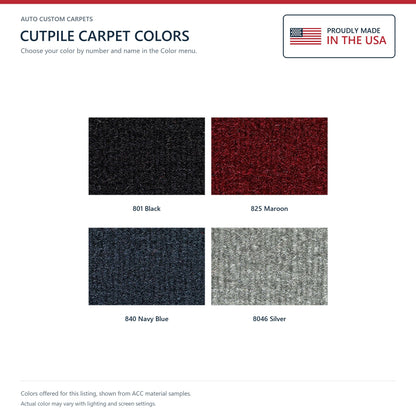 1984-1986 Dodge Conquest Cargo Area Cutpile Molded Replacement Carpet Kit - 4-Piece - product details image 7