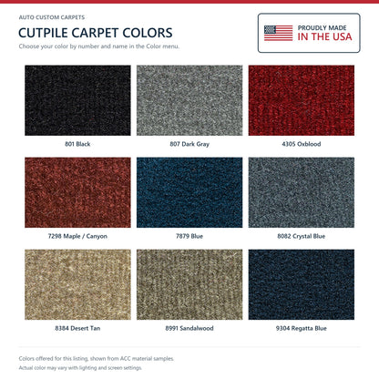 1984-1990 Ford Bronco II Cargo Area Cutpile Replacement Carpet Kit - 1-Piece - product details image 7