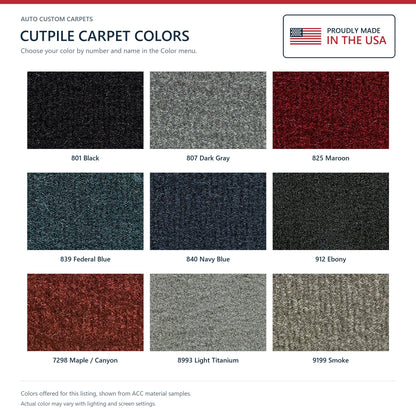 ACC Cutpile color options for this listing - Proudly Made in the USA