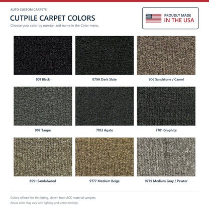1999-2004 Jeep Grand Cherokee 4DR Cargo Area Cutpile Molded Replacement Carpet Kit - 2-Piece - product details image 7