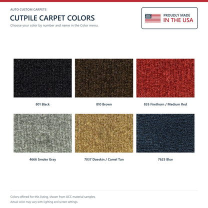 1977 Chevrolet Corvette Complete with Pad Cutpile Molded Replacement Carpet Kit - 11-Piece - product details image 10