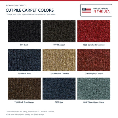 1980-1984 Oldsmobile Omega 4DR Cutpile Molded Replacement Carpet Kit - 1-Piece - product details image 9
