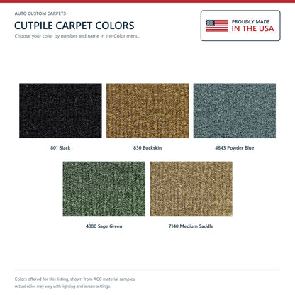 1977 Buick Century 2DR Cutpile Molded Replacement Carpet Kit - 1-Piece - product details image 9