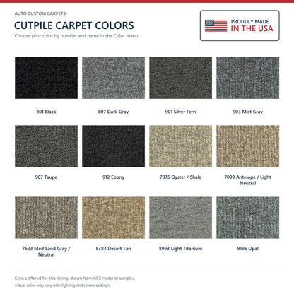 2015-2026 Ford F-150 Super Cab 4 Door Ext Cab Cutpile Molded Replacement Carpet Kit - 1-Piece - product details image 8
