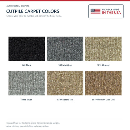2011-2018 Jeep Wrangler Unlimited Complete 4DR Cutpile Molded Replacement Carpet Kit - 6-Piece - product details image 7
