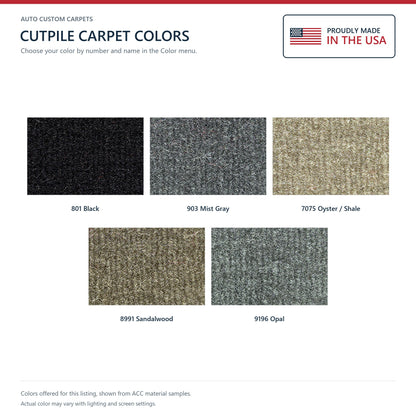 2005-2007 Mercury Montego 4DR Cutpile Molded Replacement Carpet Kit - 3-Piece - product details image 8