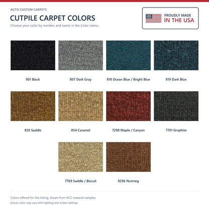 1976-1983 Jeep CJ5 Complete Cutpile Molded Replacement Carpet Kit - 5-Piece - product details image 8