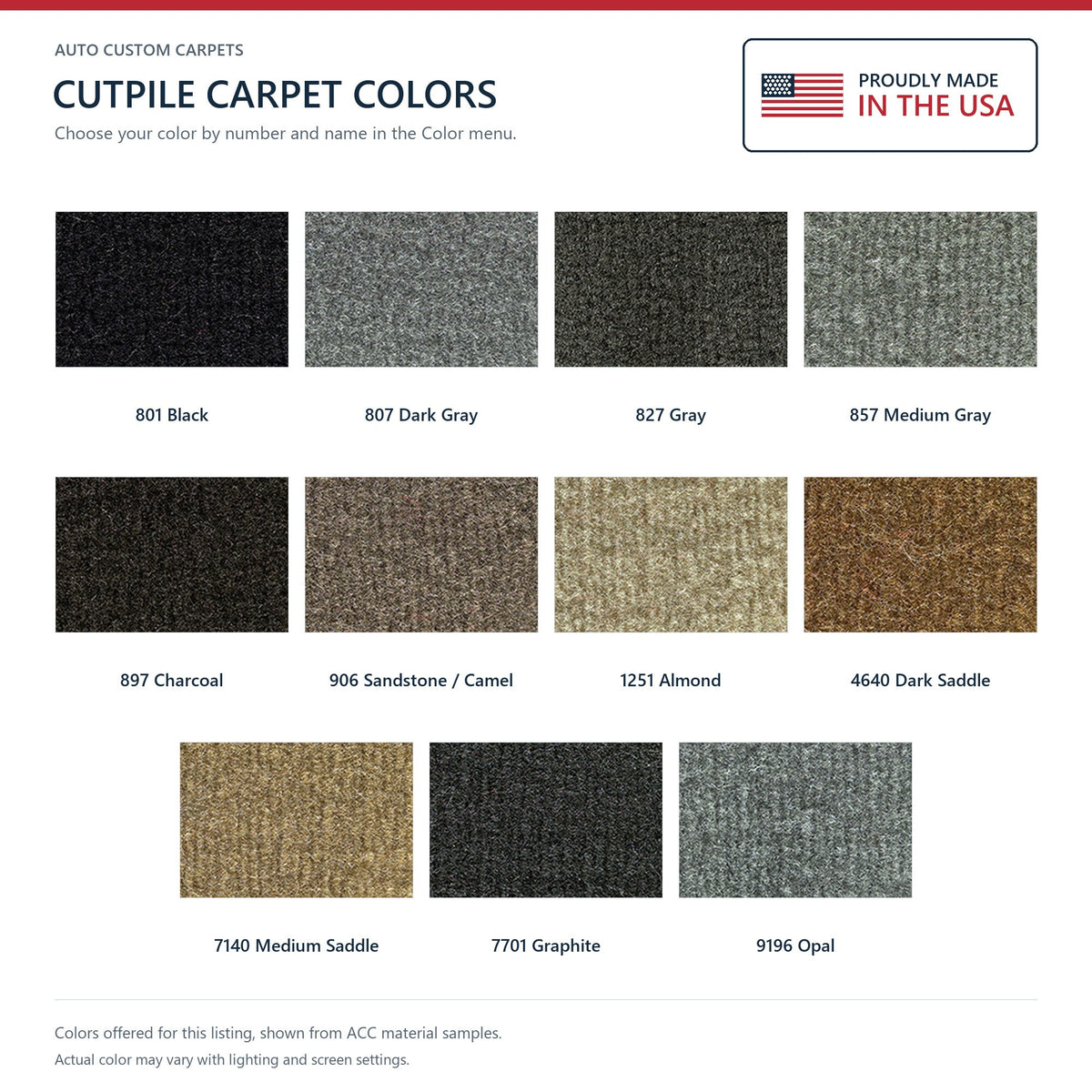 1993-1998 Jeep Grand Cherokee Pass Area Cutpile Molded Replacement Carpet Kit - 1-Piece - product details image 9