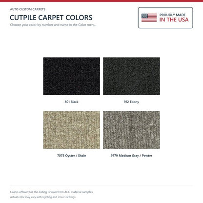 ACC Cutpile color options for this listing - Proudly Made in the USA