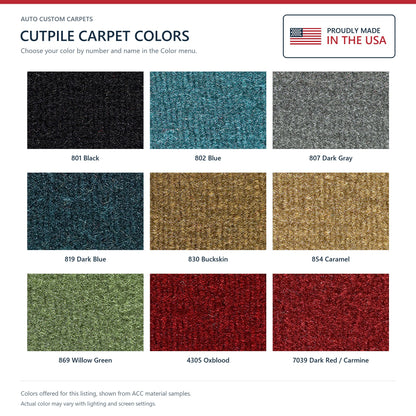 1974-1977 GMC Jimmy Complete Cutpile Molded Replacement Carpet Kit - 4-Piece - product details image 9