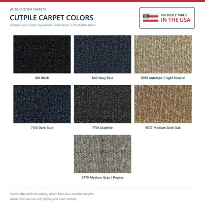 1997-1999 GMC C1500 Ext Cab with Rear Air Cutpile Molded Replacement Carpet Kit - 1-Piece - product details image 9