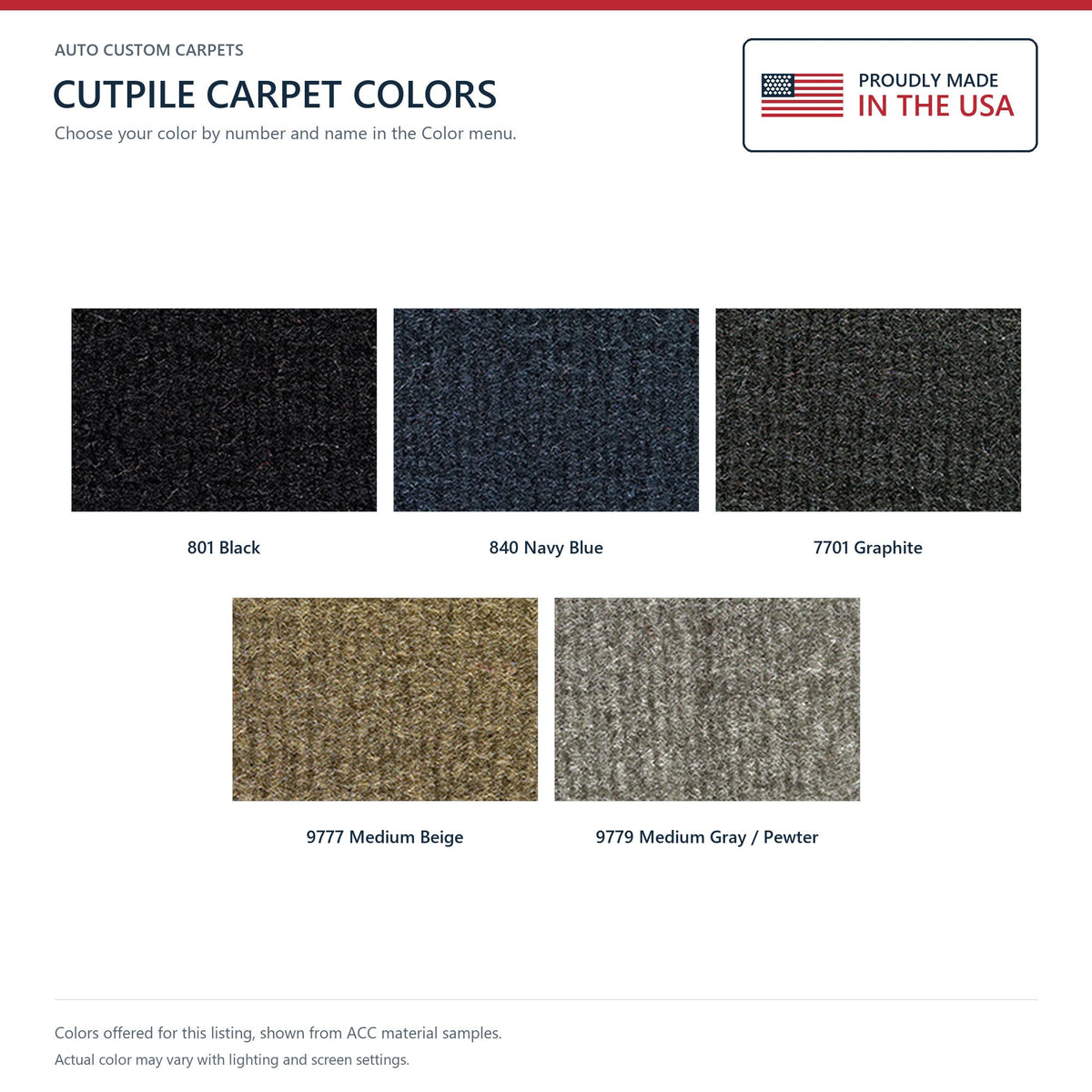 2000 GMC Yukon Denali 4DR Cargo Area Cutpile Molded Replacement Carpet Kit - 1-Piece - product details image 7