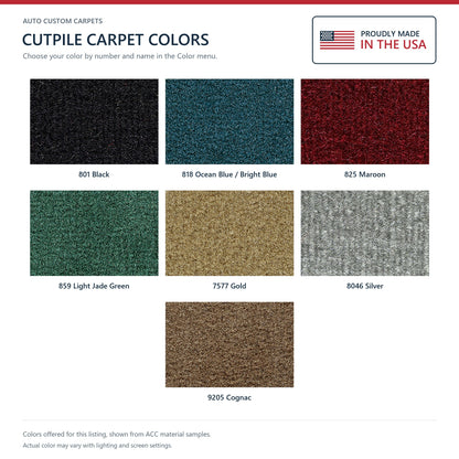 1974-1977 Chrysler Town & Country 4DR Cutpile Molded Replacement Carpet Kit - 2-Piece - product details image 9