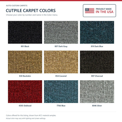 1974 Chevrolet Blazer Pass Area Cutpile Molded Replacement Carpet Kit - 1-Piece - product details image 9