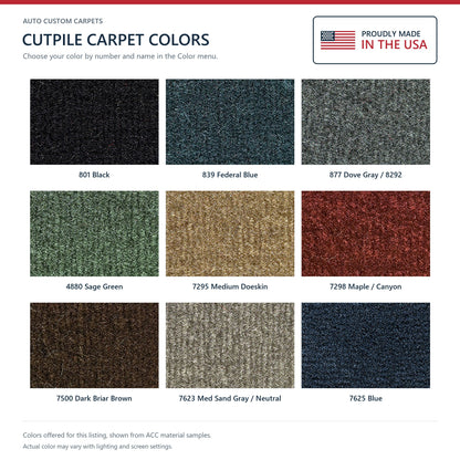 1983-1984 Buick Regal 4DR Cutpile Molded Replacement Carpet Kit - 1-Piece - product details image 9