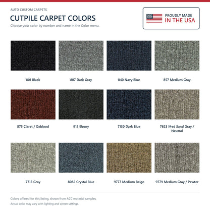 1995-2001 GMC Jimmy 4DR Pass Area Cutpile Molded Replacement Carpet Kit - 1-Piece - product details image 9