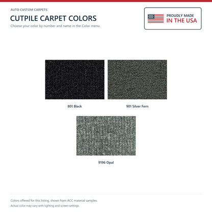 2007-2010 Jeep Wrangler 2DR Complete Cutpile Molded Replacement Carpet Kit - 6-Piece - product details image 7