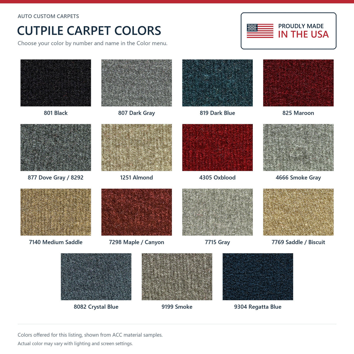 1987-1995 Plymouth Voyager Ext Pass Area Cutpile Molded Replacement Carpet Kit - 1-Piece - product details image 9