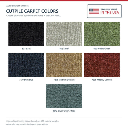1980-1981 Oldsmobile 98 Luxury 4DR Cutpile Molded Replacement Carpet Kit - 1-Piece - product details image 9