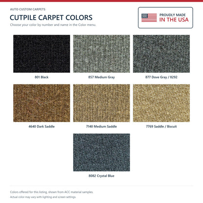 1985-1988 Chevrolet Sprint Cutpile Molded Replacement Carpet Kit - 1-Piece - product details image 9