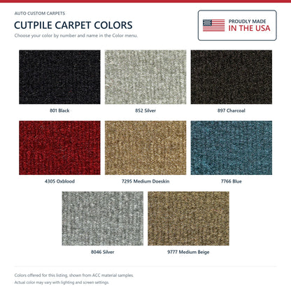 1983-1994 Chevrolet S10 Blazer 2DR Pass Area Cutpile Molded Replacement Carpet Kit - 1-Piece - product details image 10