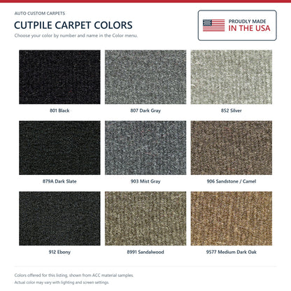 2004-2008 Ford F-150 Reg Cab Auto/Manual w/ Rear Access Doors Cutpile Replacement Carpet Kit - 1-Piece - product details imag